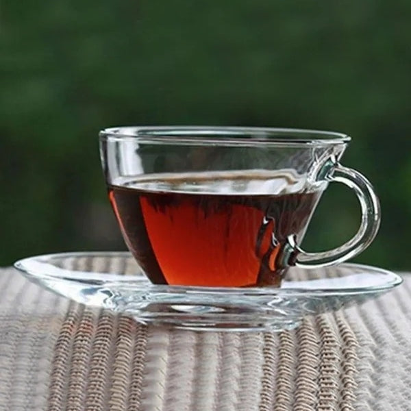 12 Piece Turkish Teacups with Handles and Saucer Set