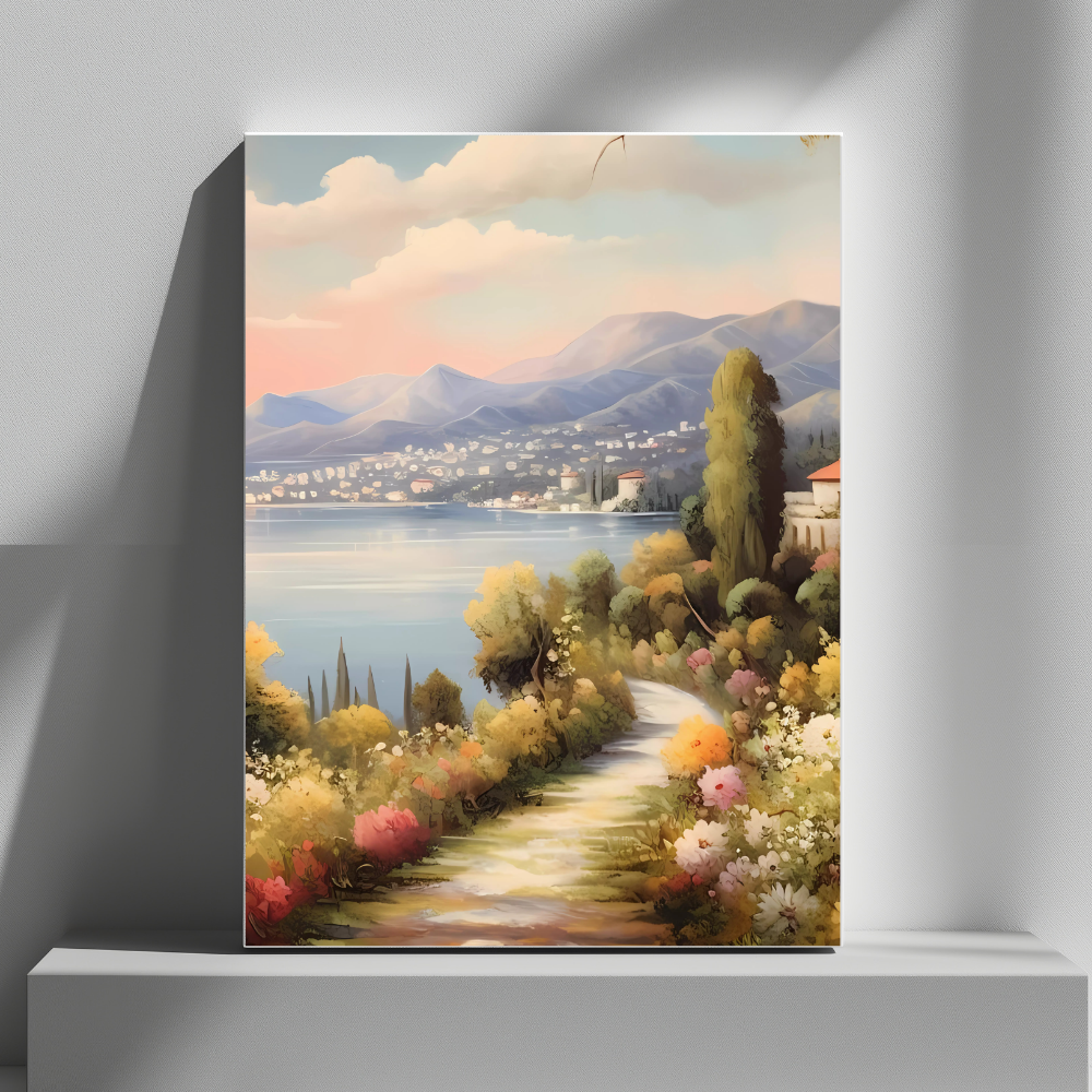Mounted Wall Art Decor Print - Vibrant, Elegant and Ready to Hang