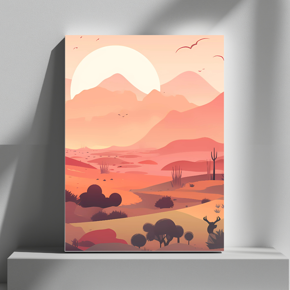Mounted Wall Art Decor Print - Vibrant, Elegant and Ready to Hang