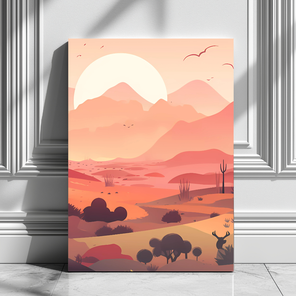 Mounted Wall Art Decor Print - Vibrant, Elegant and Ready to Hang