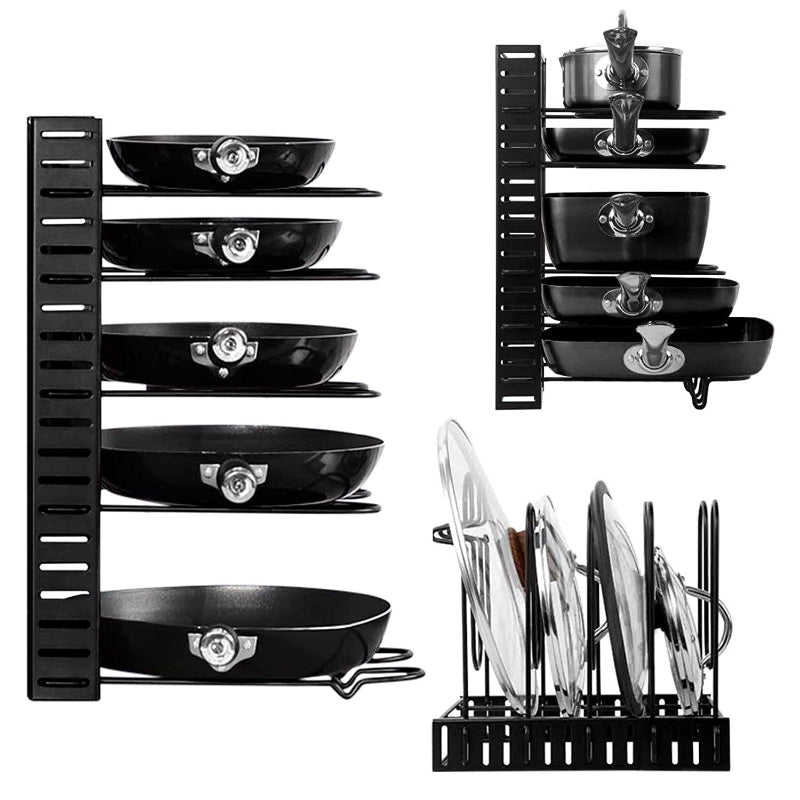 5-Tier Metal Space-Saving Kitchen Storage Organizer Rack