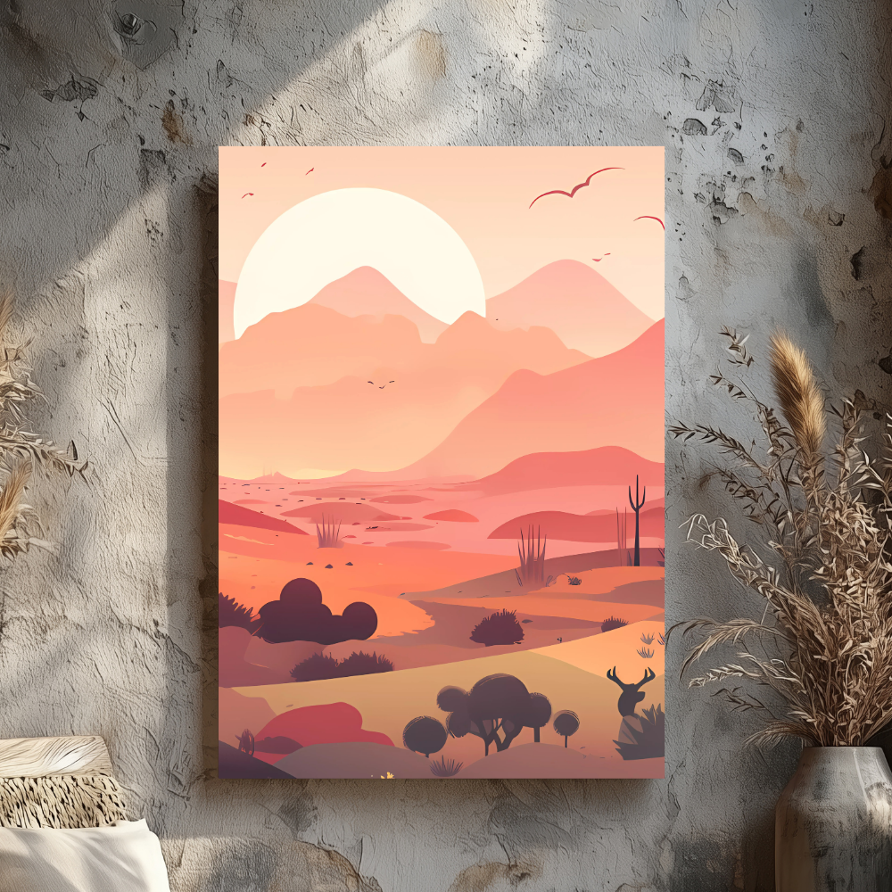 Mounted Wall Art Decor Print - Vibrant, Elegant and Ready to Hang