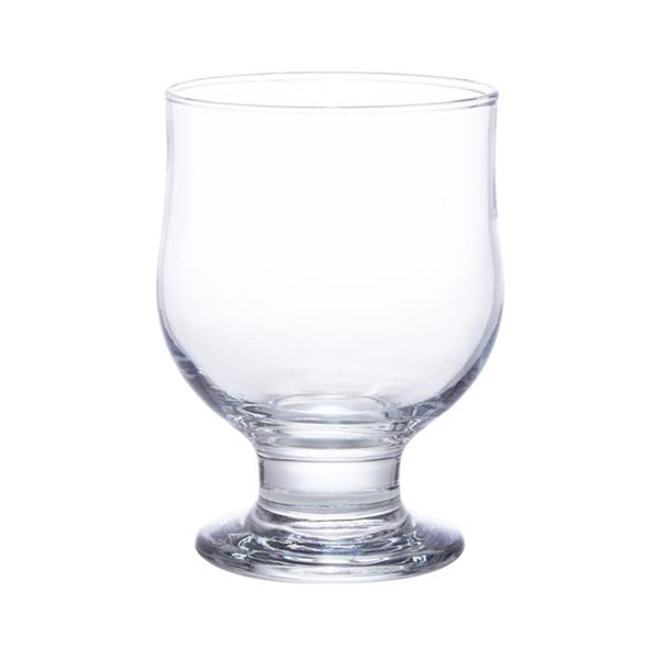 Glass Tumbler Set - 6 Piece Footed Juice Glass Tumbler Set (240ml)