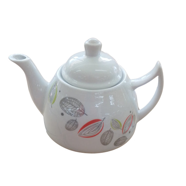 Stylish Design Porcelain Teapot with Tea Infuser