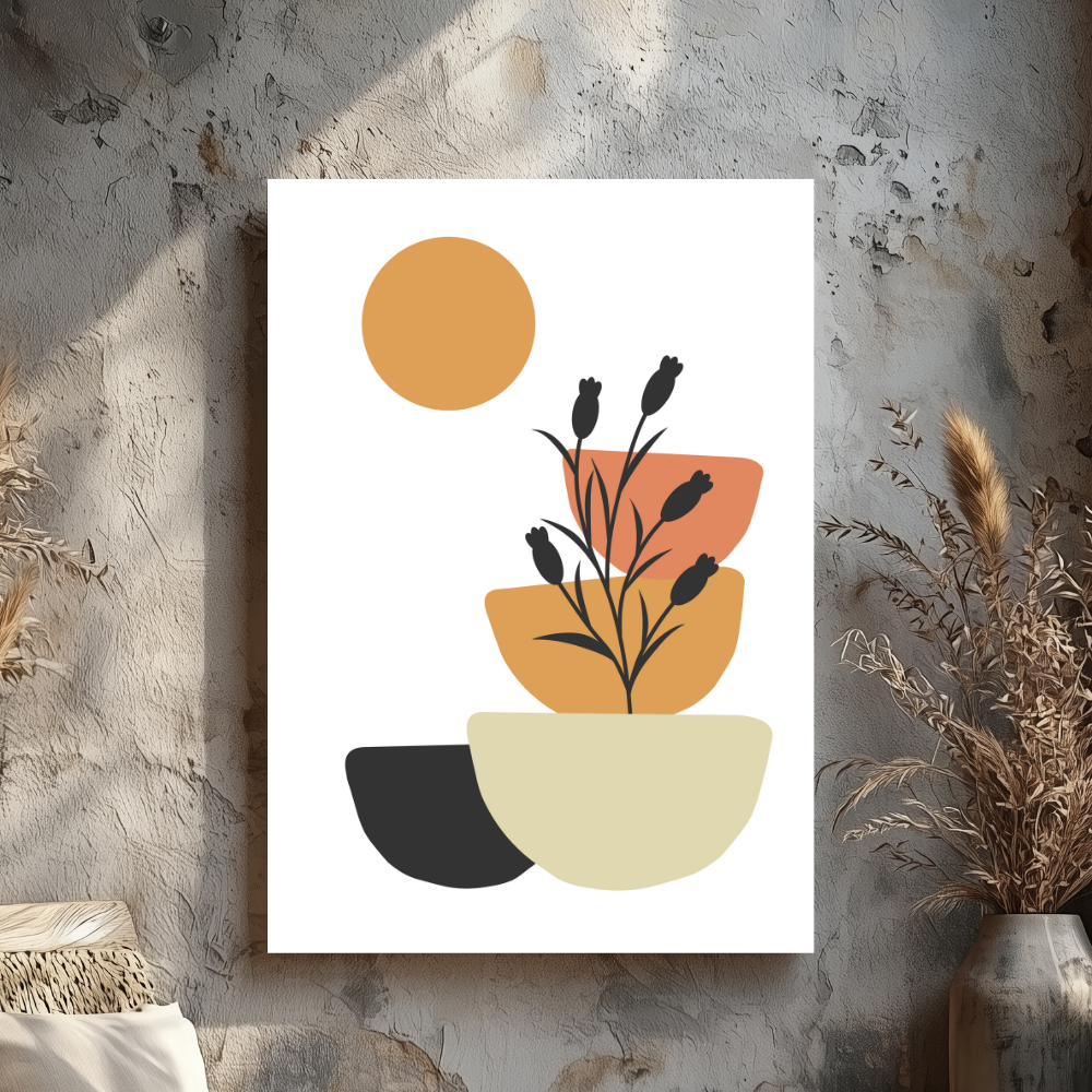 Mounted Wall Art Decor Print - Vibrant, Elegant and Ready to Hang