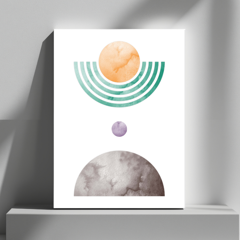 Mounted Wall Art Decor Print - Vibrant, Elegant and Ready to Hang