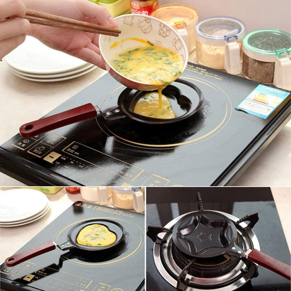 Mini Poeles - Set of 2 Non-stick Coating Mini Poele Cookware Induction