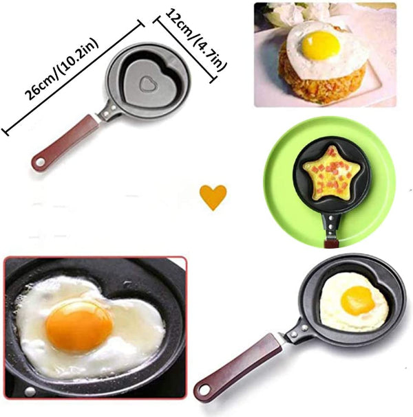 Mini Poeles - Set of 2 Non-stick Coating Mini Poele Cookware Induction