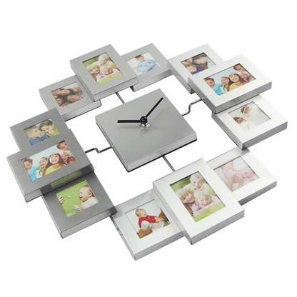 Stylish Wall Clock - 35cm Photo Plastic Material Frame Fashion Wall Clock