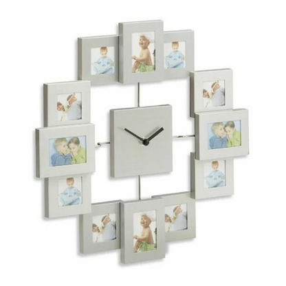 Stylish Wall Clock - 35cm Photo Plastic Material Frame Fashion Wall Clock