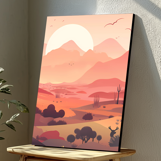 Mounted Wall Art Decor Print - Vibrant, Elegant and Ready to Hang