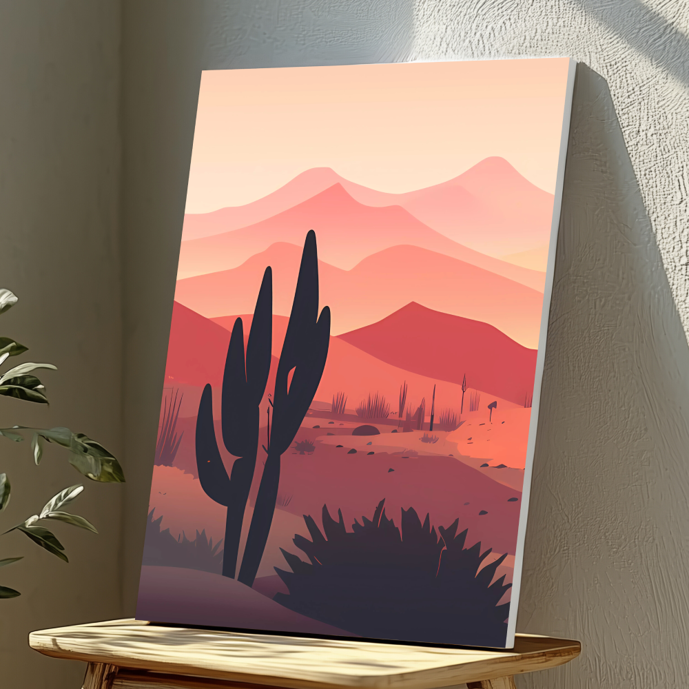 Mounted Wall Art Decor Vinyl Print - Vibrant, Elegant and Ready to Hang (A3-Size)