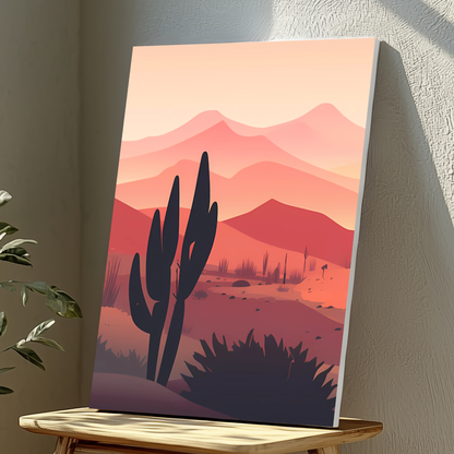 Mounted Wall Art Decor Vinyl Print - Vibrant, Elegant and Ready to Hang (A3-Size)