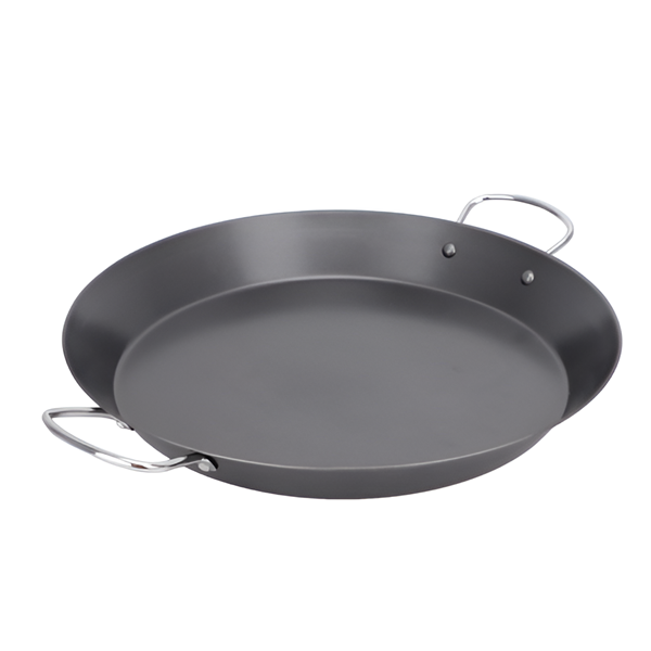 30cm Wide Shallow Round Pan with Gold Handles