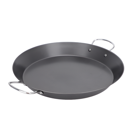 30cm Wide Shallow Round Pan with Gold Handles