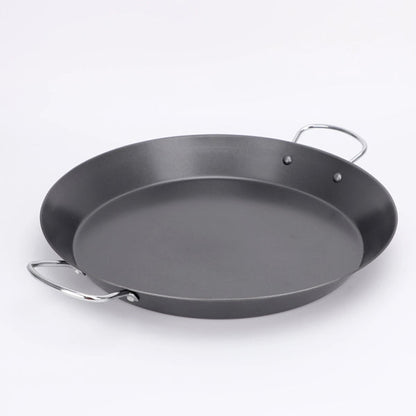 30cm Wide Shallow Round Pan with Gold Handles