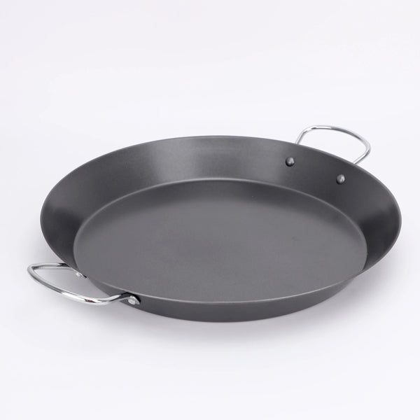 36cm Wide Shallow Round Pan with Gold Handles