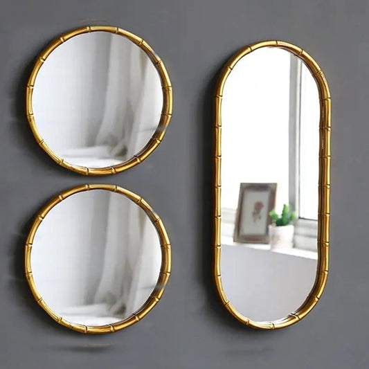 Wall Mirror Set - 3 Piece Decorative Wall Hanging Mirror Set