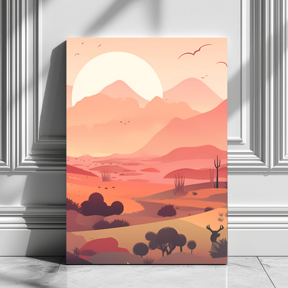 Mounted Wall Art Decor Print - Vibrant, Elegant and Ready to Hang