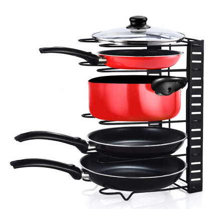 5-Tier Metal Space-Saving Kitchen Storage Organizer Rack