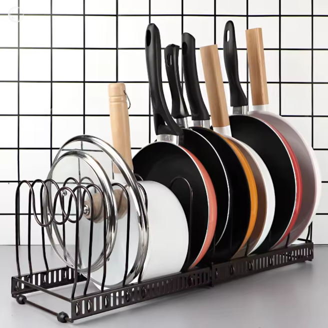7-Tier Metal Space-Saving Kitchen Storage Organizer Rack