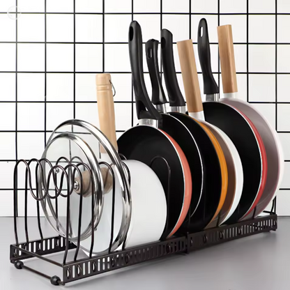 7-Tier Metal Space-Saving Kitchen Storage Organizer Rack