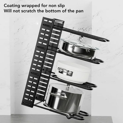 8-Tier Double-Sided Metal Space-Saving Kitchen Storage Organizer Rack