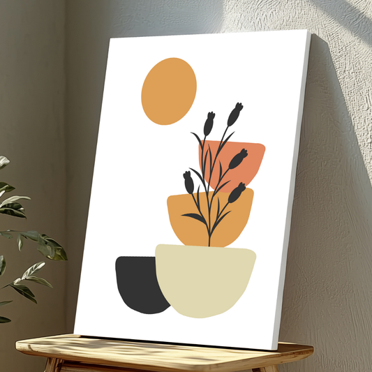 Mounted Wall Art Decor Vinyl Print - Vibrant, Elegant and Ready to Hang (A3-Size)