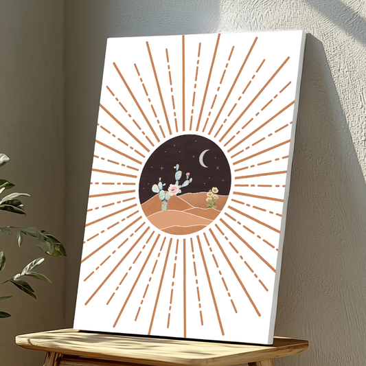 Mounted Wall Art Decor Vinyl Print - Vibrant, Elegant and Ready to Hang (A3-Size)