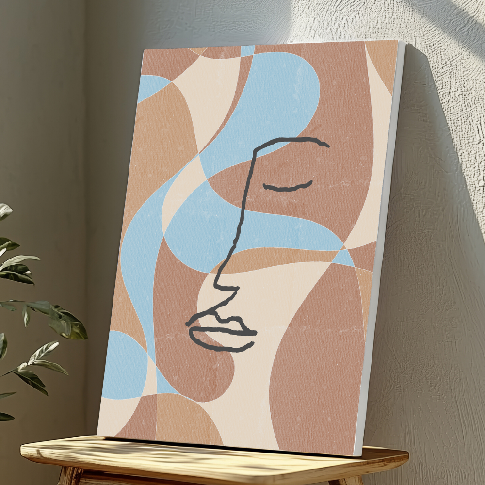 Mounted Wall Art Decor Vinyl Print - Vibrant, Elegant and Ready to Hang (A3-Size)