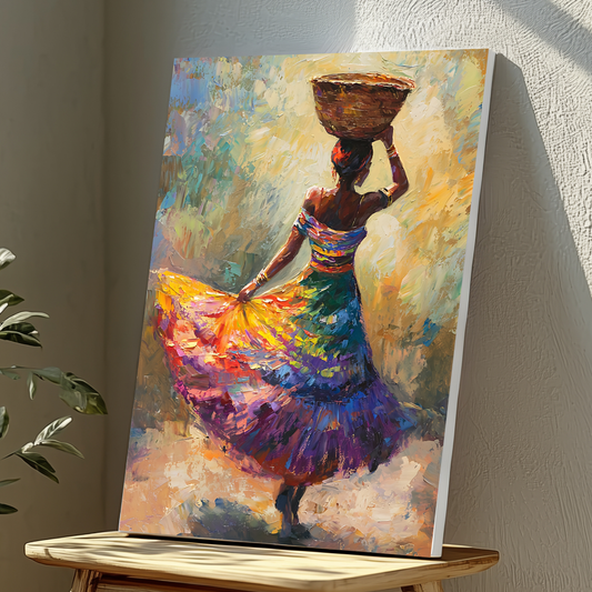 Mounted Wall Art Decor Vinyl Print - Vibrant, Elegant and Ready to Hang (A3-Size)