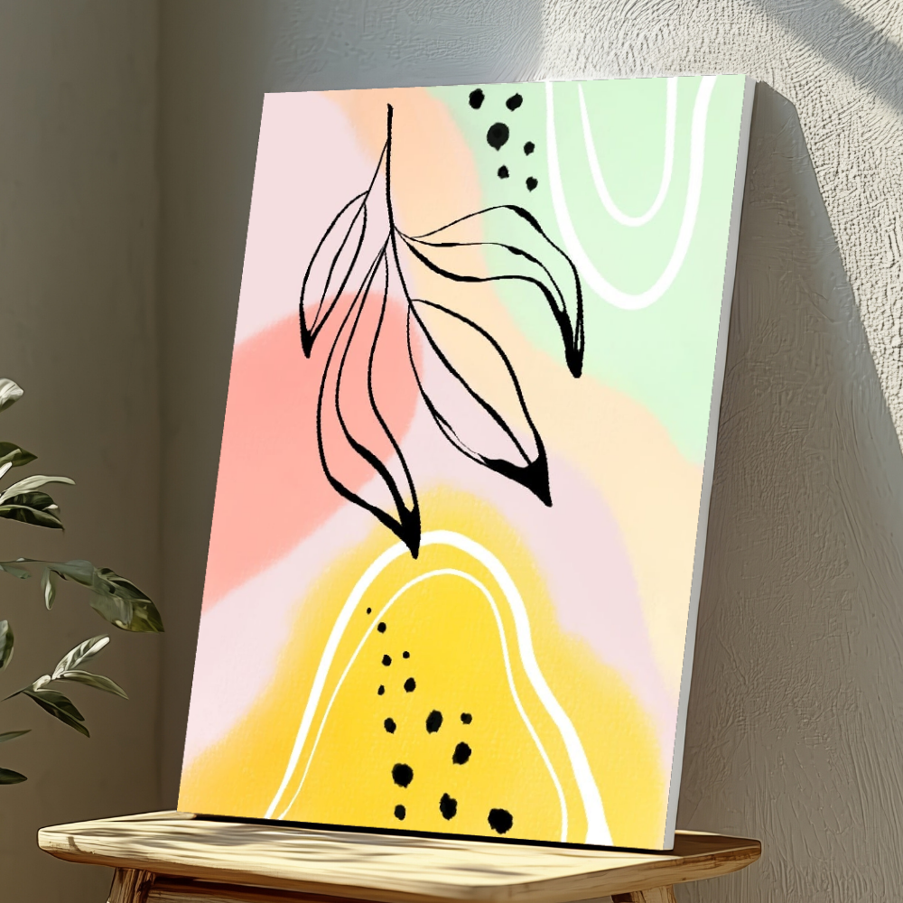 Mounted Wall Art Decor Vinyl Print - Vibrant, Elegant and Ready to Hang (A3-Size)