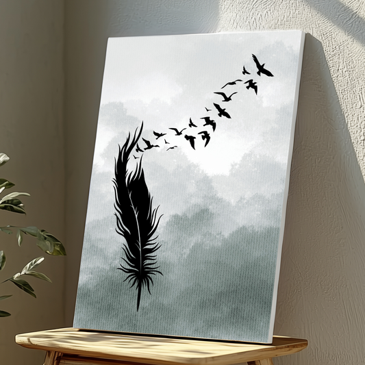 Mounted Wall Art Decor Vinyl Print - Vibrant, Elegant and Ready to Hang (A3-Size)