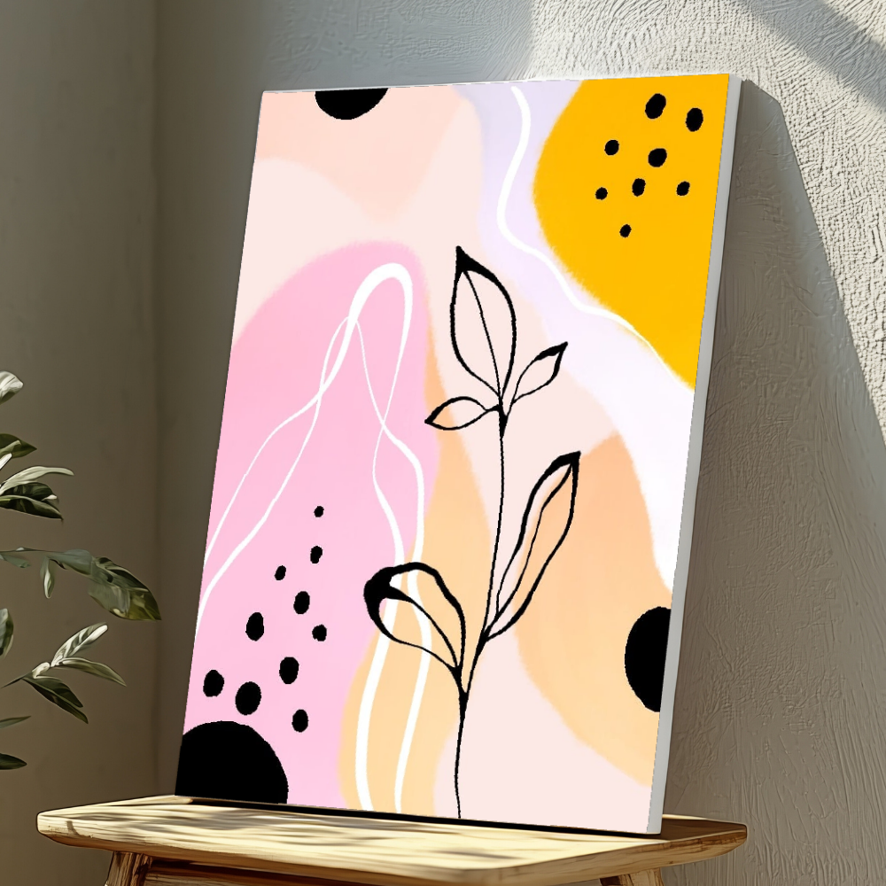 Mounted Wall Art Decor Vinyl Print - Vibrant, Elegant and Ready to Hang (A3-Size)