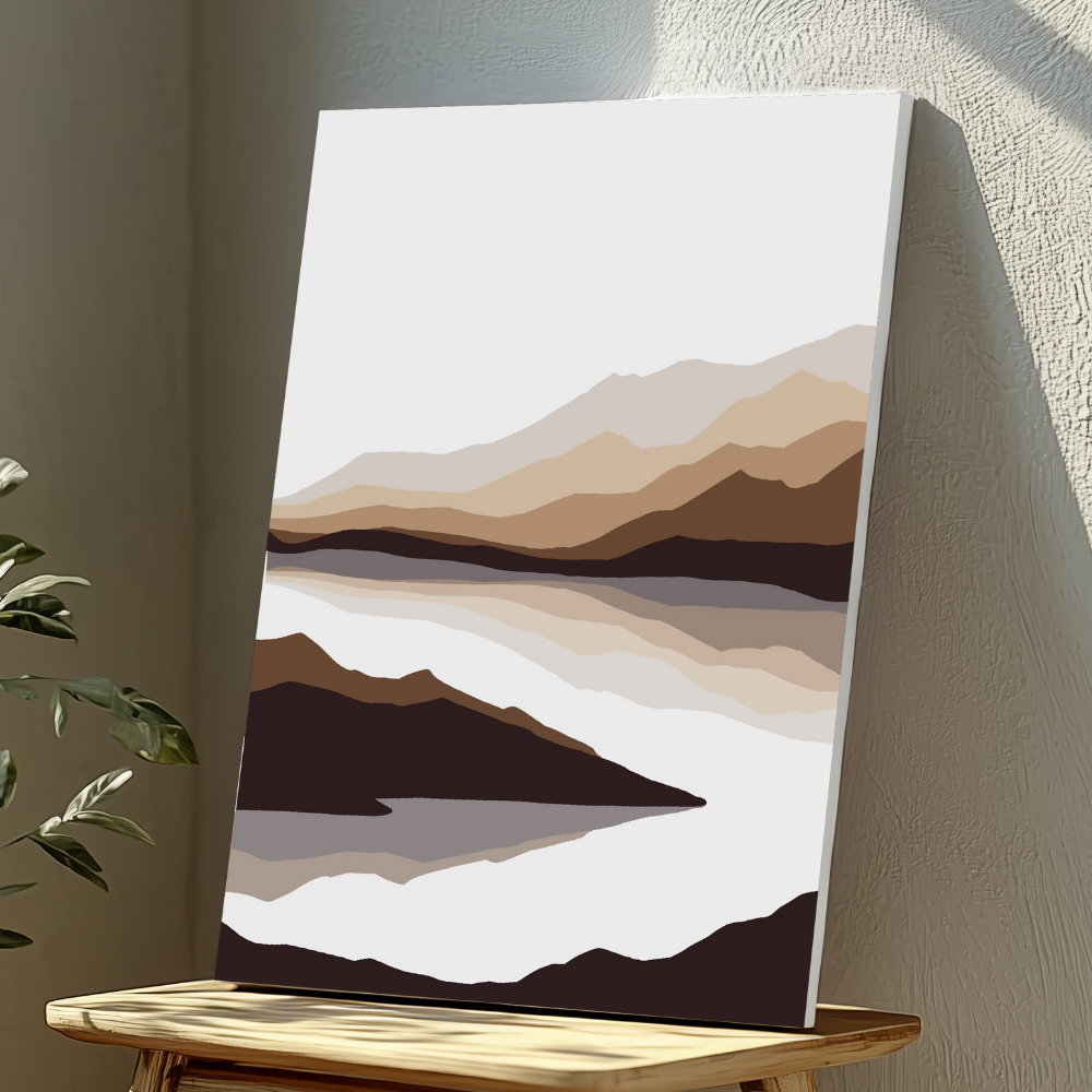 Mounted Wall Art Decor Vinyl Print - Vibrant, Elegant and Ready to Hang (A3-Size)