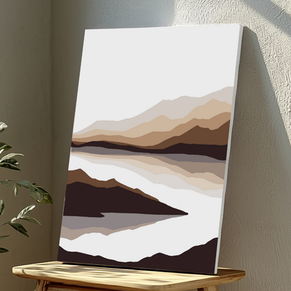 Mounted Wall Art Decor Vinyl Print - Vibrant, Elegant and Ready to Hang (A3-Size)