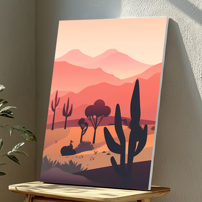 Mounted Wall Art Decor Vinyl Print - Vibrant, Elegant and Ready to Hang (A3-Size)