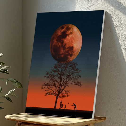 Mounted Wall Art Decor Vinyl Print - Vibrant, Elegant and Ready to Hang (A3-Size)