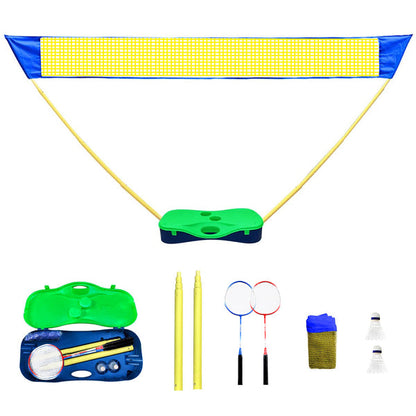 Badminton Net Set - Compact Adjustable Easy Setup Badminton Net Set for Kids and Adults