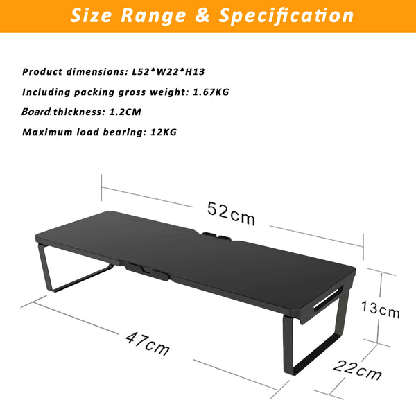 Aluminium Frame Riser Stand for Monitor Laptop Printer