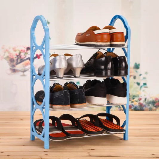 Shoes Storage - Aluminum Metal Multilayer Easy DIY Shoes Storage Organizer