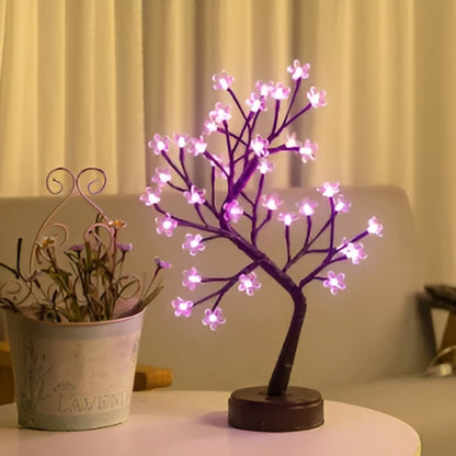 Artificial Tree Lamp - Adjustable Branches Bonsai Style Exquisite Appearance Led Tree Lamp