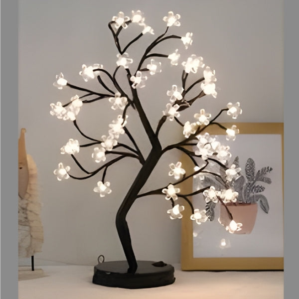 Artificial Tree Lamp - Adjustable Branches Bonsai Style Exquisite Appearance Led Tree Lamp