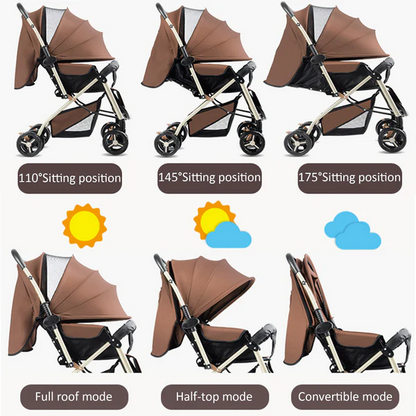 Baby Stroller - Traveling System Baby Stroller With Aluminium Aloy Frame