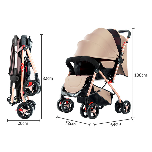 Baby Stroller - Traveling System Baby Stroller With Aluminium Aloy Frame