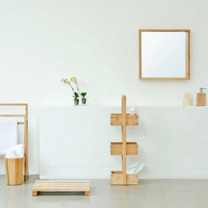 Bamboo Bathroom Caddy â€“ Household 3 Tier Bamboo Bathroom Caddy