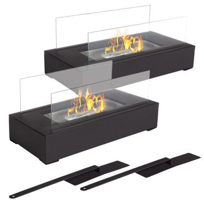 Bio-Ethanol Fireplace - Portable Indoor Outdoor Mini Tabletop Bio-Ethanol Fireplace