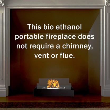 Bio-Ethanol Fireplace - Portable Indoor Outdoor Mini Tabletop Bio-Ethanol Fireplace