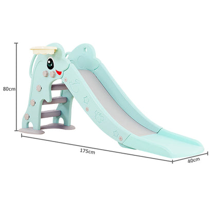 Children's Slide - Foldable Design Home Indoor Outdoor Children's Dolphine Slide