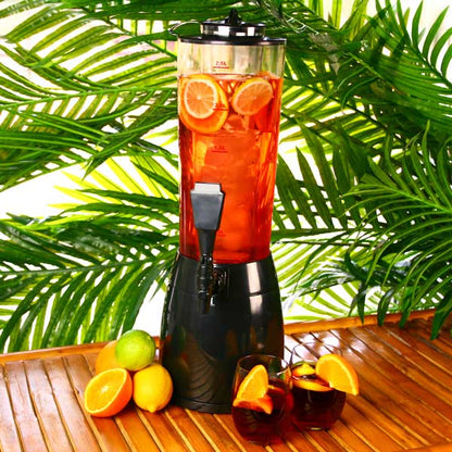 Beverage Dispenser - Chilled Beverage Dispenser with Tap and Spout Cooler Drinking Tower